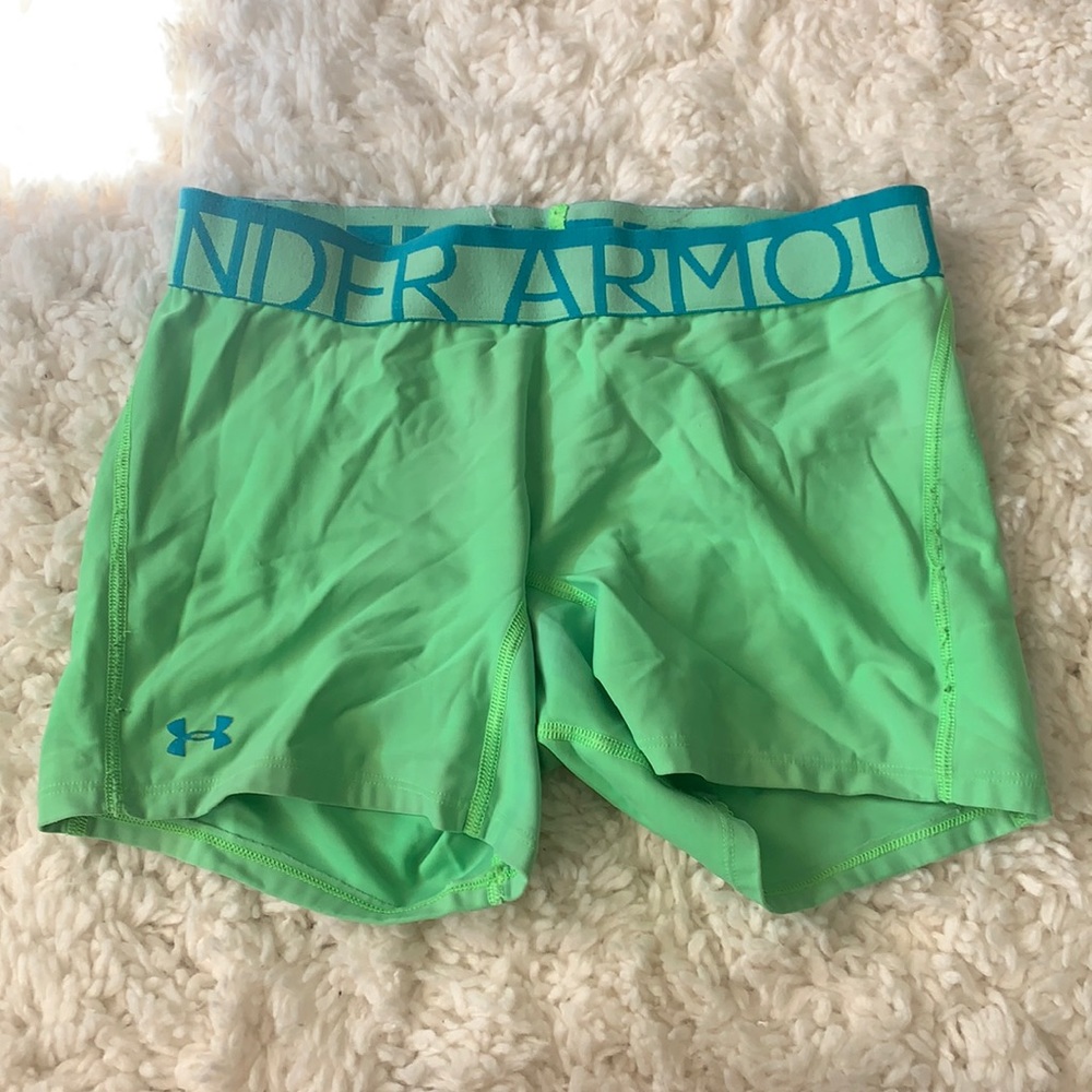 green under armour spandex size small